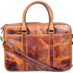 Mars Brush Antique Leather Bag