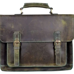 Mars Green Leather Professional Bag