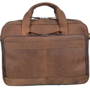 Neptune Dusty Leather Travel Laptop Bag