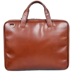 Mercury British Tan Leather Executive Bag