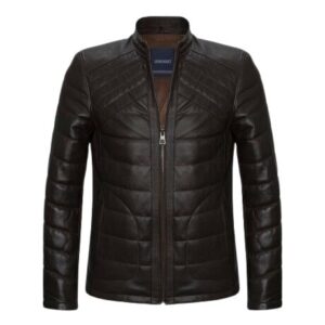 Urban Puffer Leather Jacket