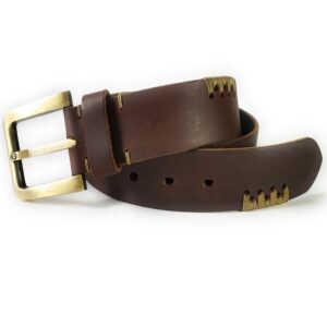 Threaded Leather Belt