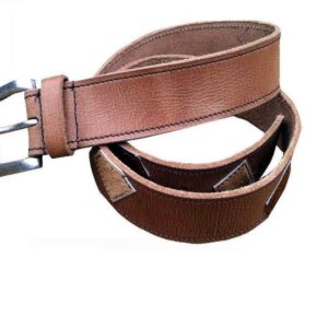 Patched Leather Belt