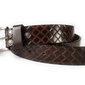 Square P2C Leather Belt